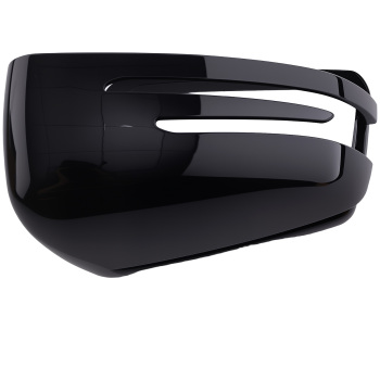 Mirror Cover Caps Set compatible for Mercedes W221 E-Class A2128100964 2010-2016 Black