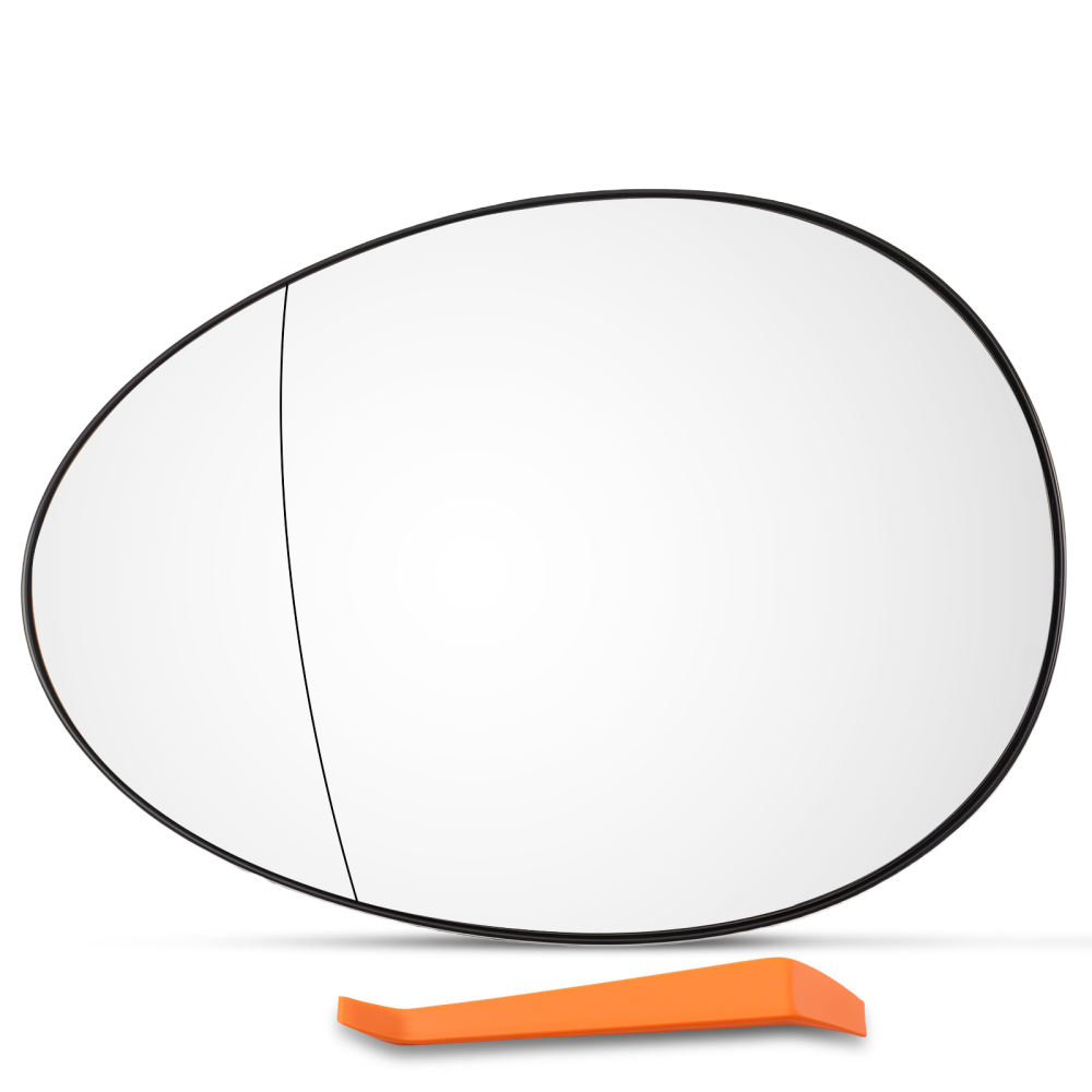 Left Heated Mirror Glass compatible for Mini Clubman/Countryman 2007-2016 51162755625
