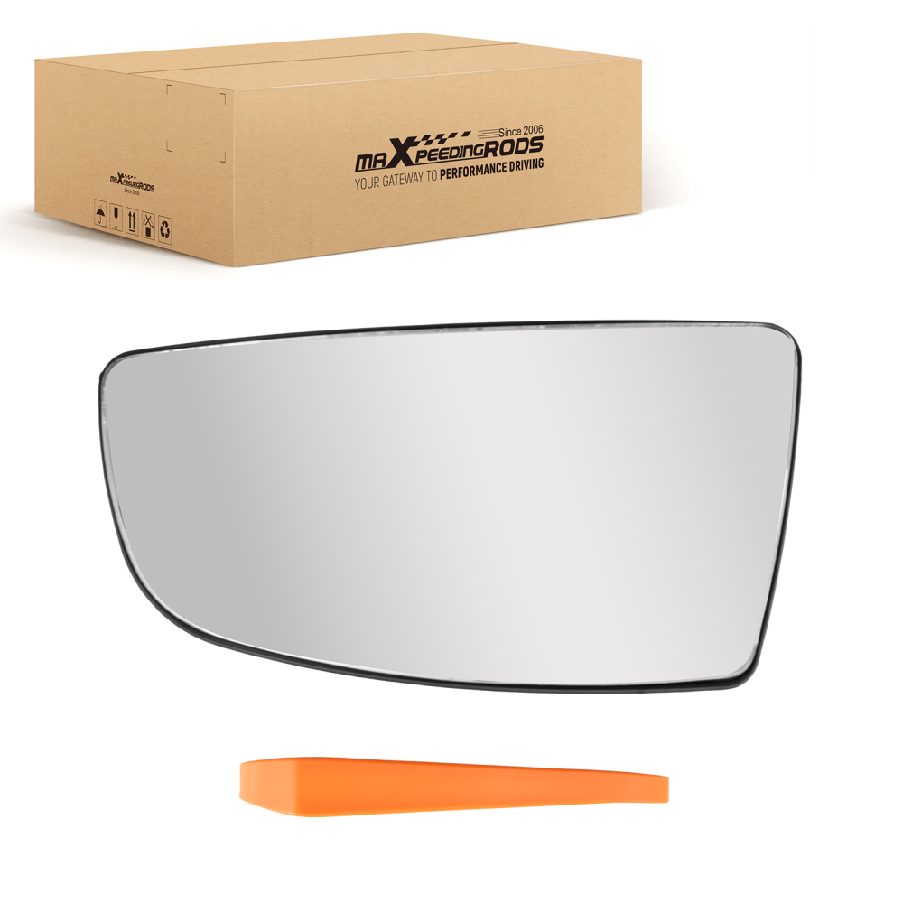 Front Left Lower Mirror Glass compatible for Ford Transit MK8 T250 T350HD 2014-2023