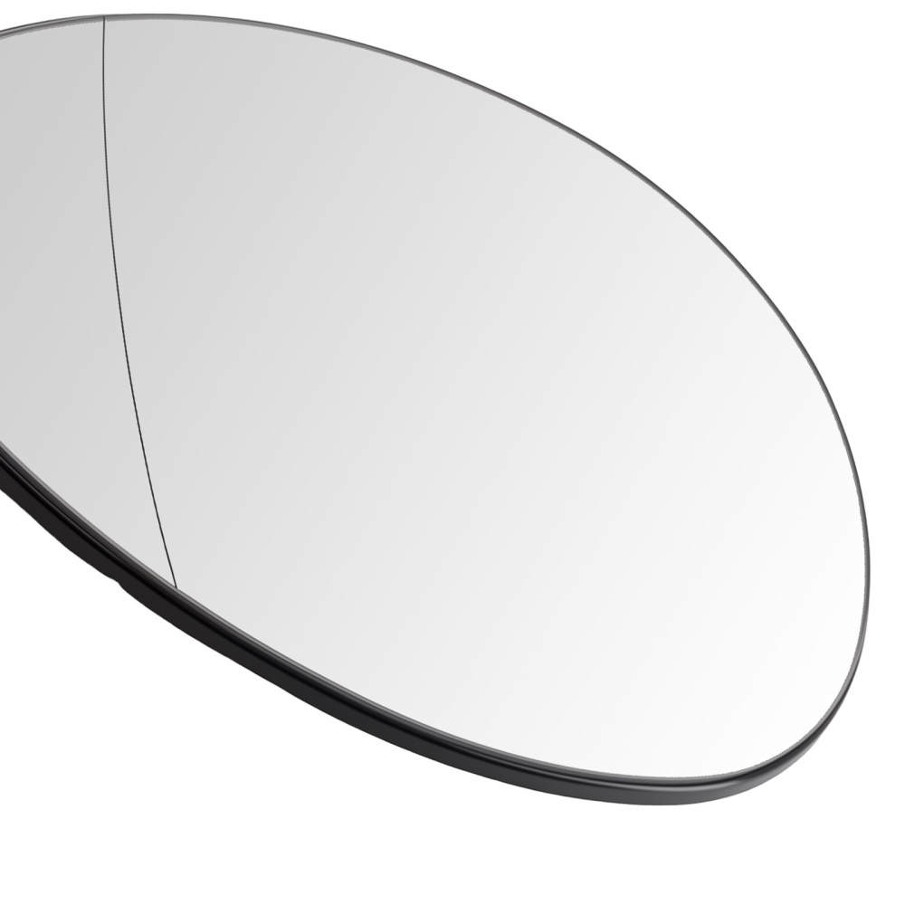 Passenger Heated Door Mirror Glass compatible for Mini Cooper R56 2006-2013 compatible for White