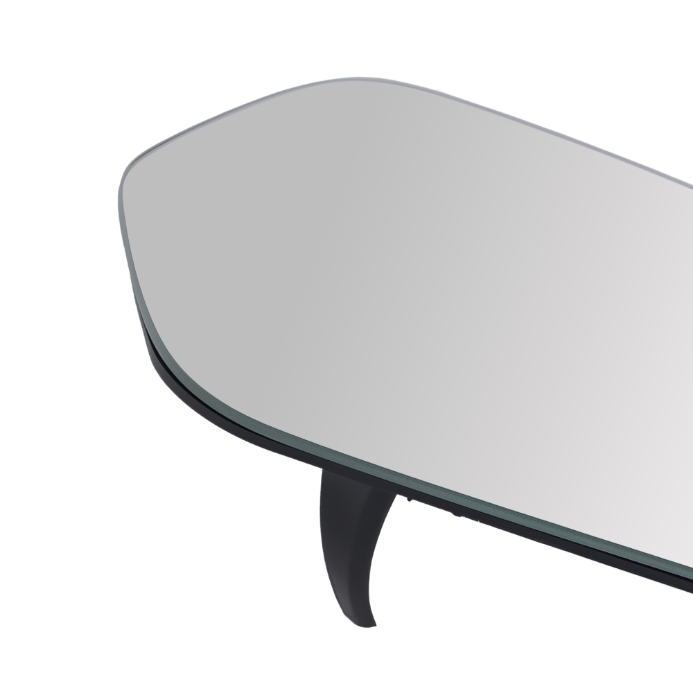Heated Left Mirror Glass compatible for Audi A6 2011-2018 4G0857535 Wide Angle Silver