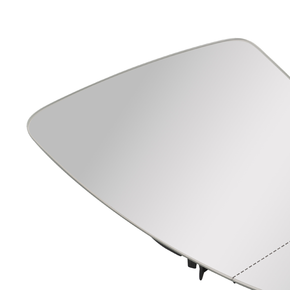 Front Left Heated Mirror Glass compatible for VW Golf VII Variant 2013-2021 Convex