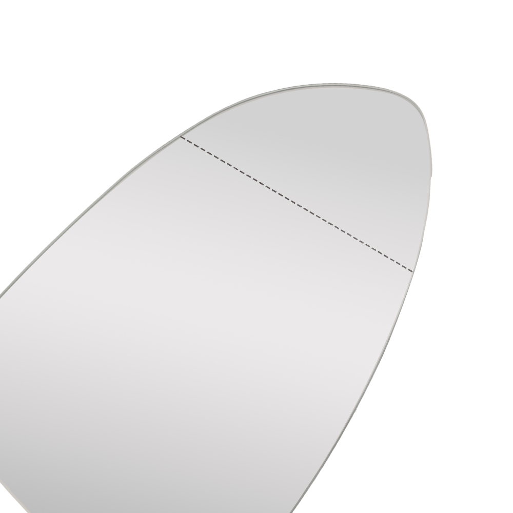 Front Left Heated Mirror Glass compatible for VW Golf VII Variant 2013-2021 Convex
