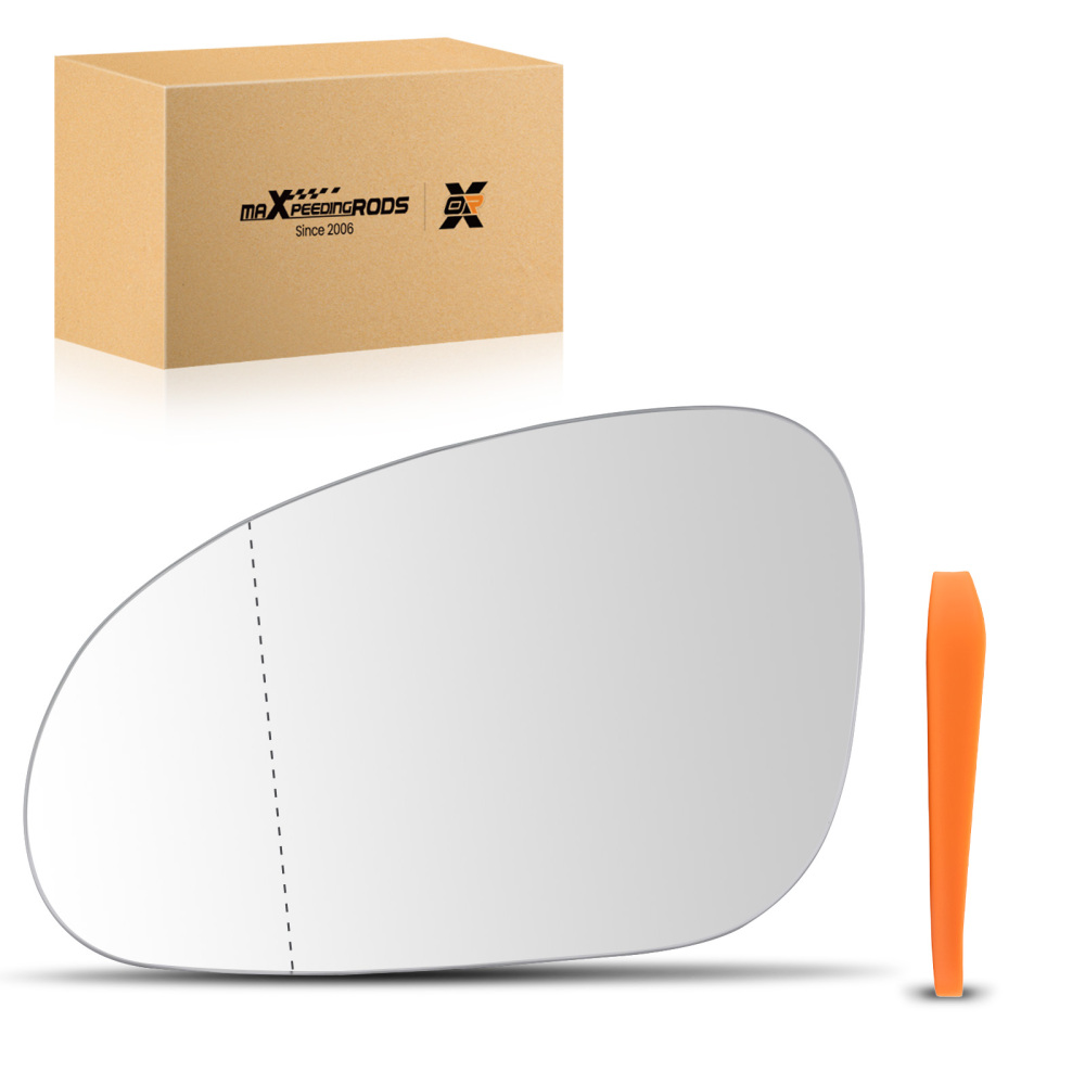 Left Door Mirror Glass compatible for Skoda Superb compatible for VW Golf Passat 2001-2013 3C0857521