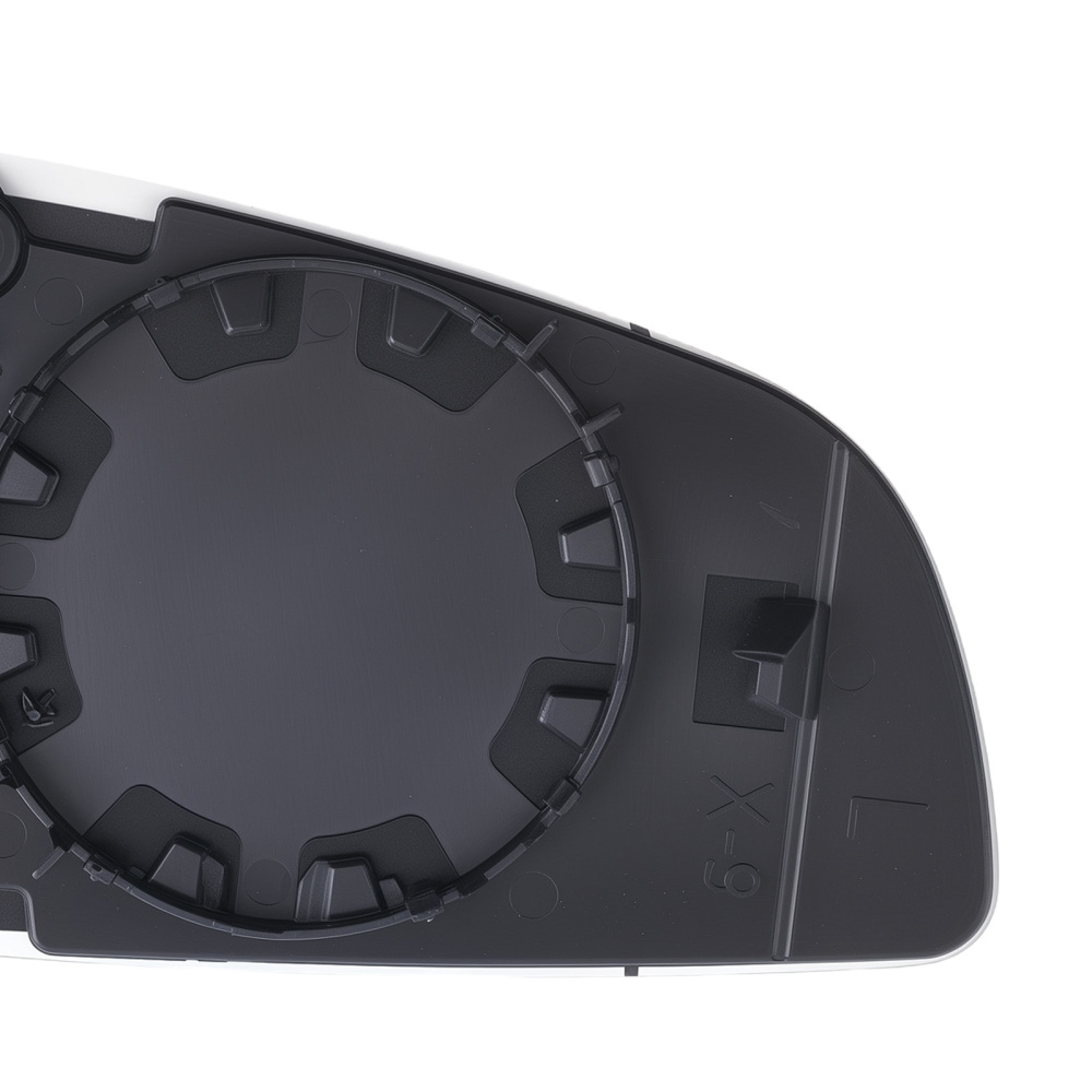 Left Door Mirror Glass Heated Aspheric compatible for Audi A3 8P A4 03-08