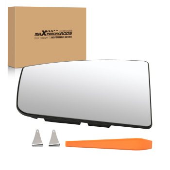 Heated Wing Mirror Glass Left compatible for Ford Transit T150/T250 2015-2023 Black