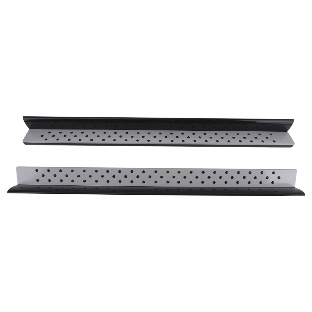 Aluminum Running Board compatible for Honda CRV 07-11 Side Steps Black Non-Slip Protection