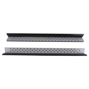 Aluminum Running Board compatible for Honda CRV 07-11 Side Steps Black Non-Slip Protection