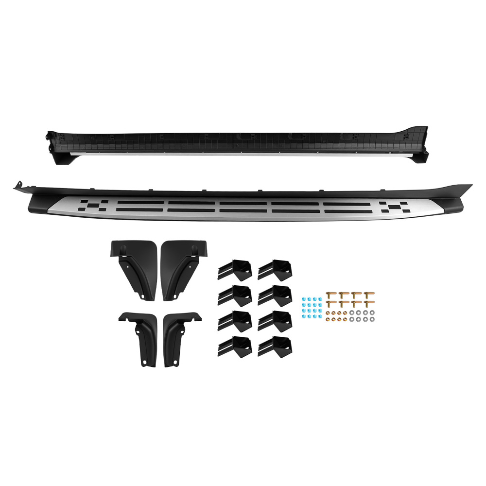 Nerf Bar Running Board compatible for Hyundai Santa Fe 2024-2025 Aluminum Step Bars Black