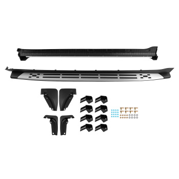 Nerf Bar Running Board compatible for Hyundai Santa Fe 2024-2025 Aluminum Step Bars Black