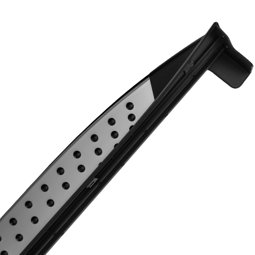 Black Nerf Bar Steps compatible for Hyundai Santa Fe 19-2023 Aluminum Alloy Non-Slip