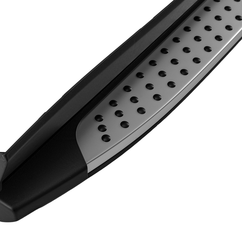 Black Nerf Bar Steps compatible for Hyundai Santa Fe 19-2023 Aluminum Alloy Non-Slip