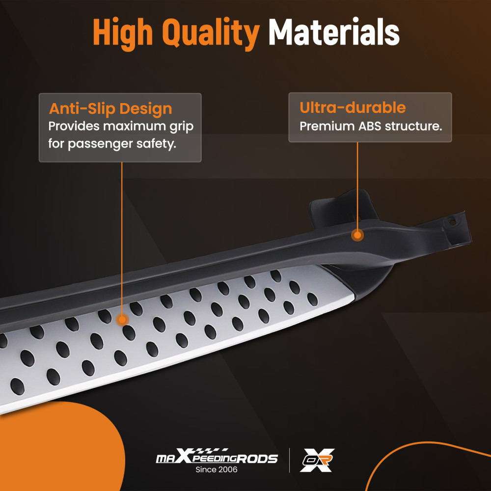 Nerf Bars Side Step Running Board compatible for KIA SPORTAGE QL MK4 2016-2021 Black Pair