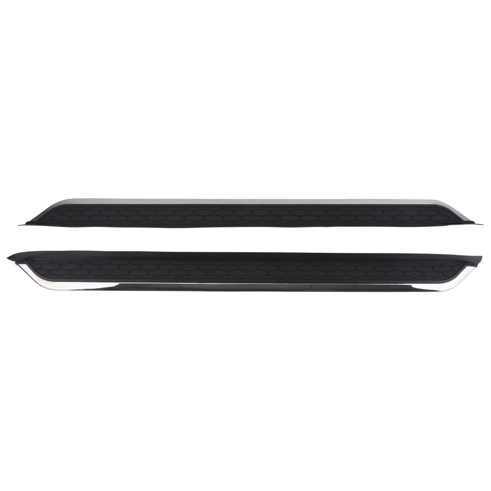 Black Running Boards compatible for Lincoln Aviator 20-25 Aluminum Side Steps Easy Access