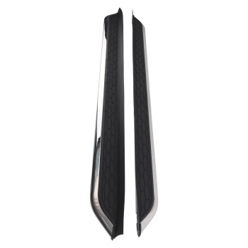 Black Running Boards compatible for Lincoln Aviator 20-25 Aluminum Side Steps Easy Access