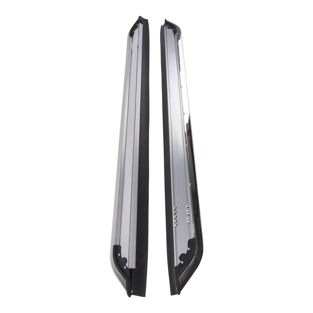 Black Running Boards compatible for Lincoln Aviator 20-25 Aluminum Side Steps Easy Access