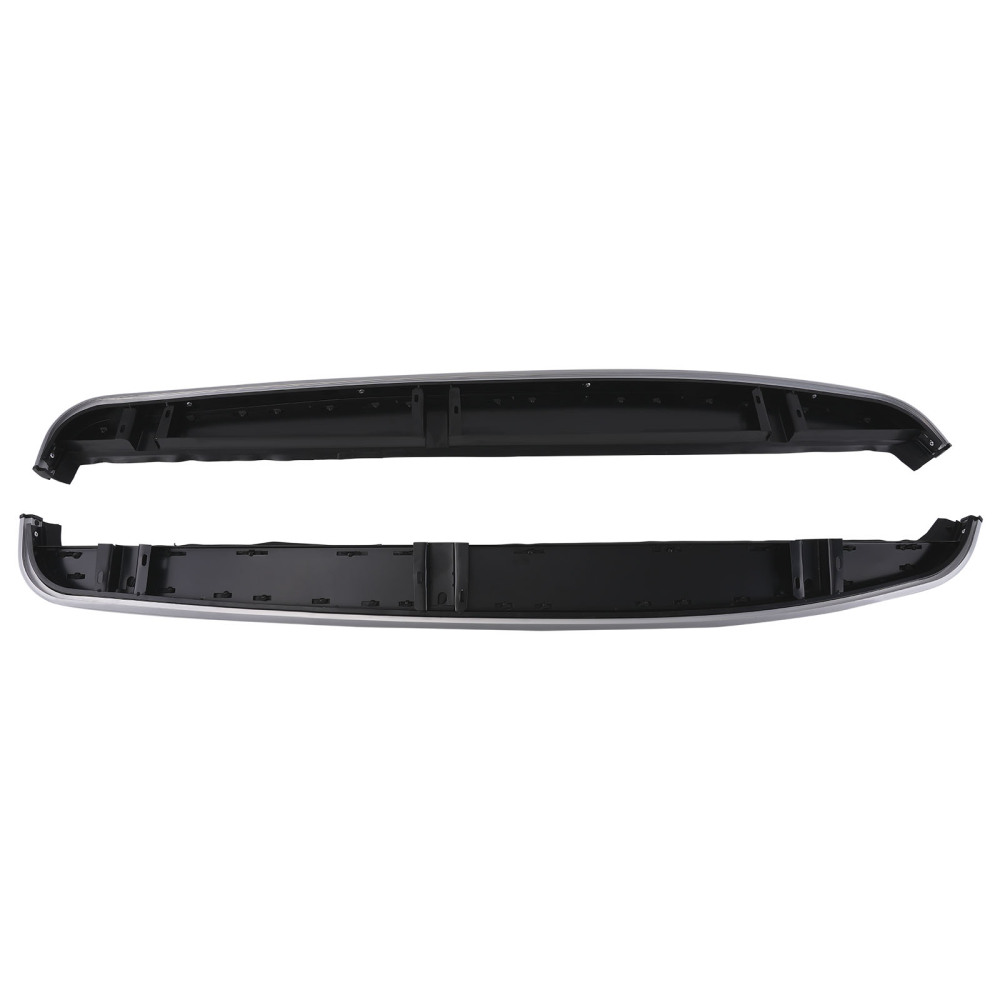 Running Boards compatible for Land Rover Range Rover Sport 06-13 Black Silver Side Steps