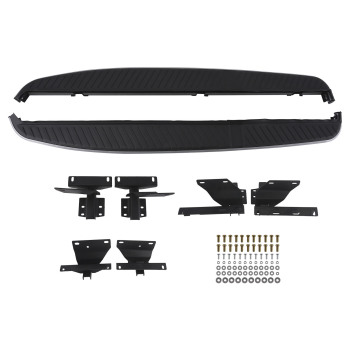 Running Boards compatible for Land Rover Range Rover Sport 06-13 Black Silver Side Steps