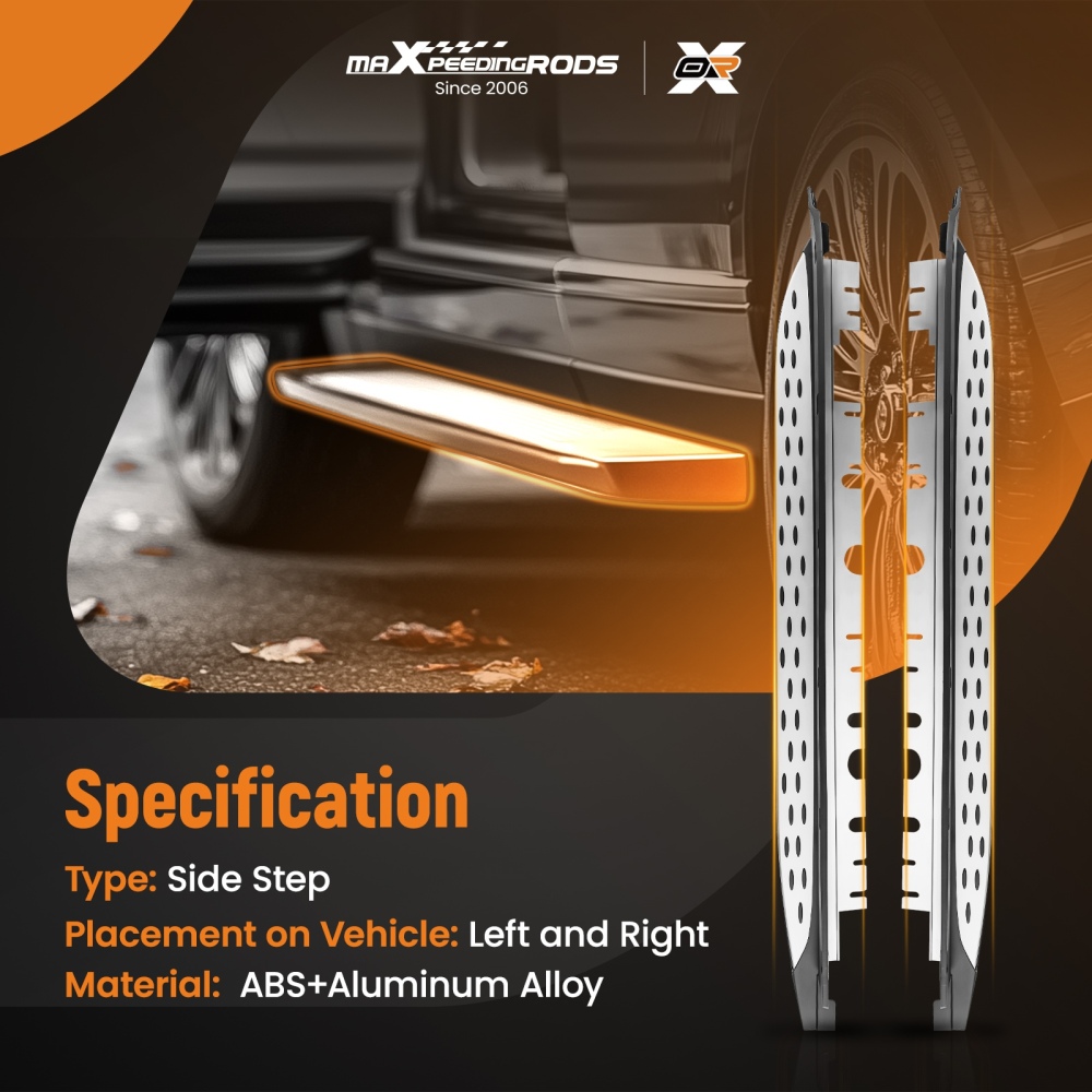 Running Board Side Steps compatible for Mercedes GLB X247 2019-up Nerf Bars Step Rails