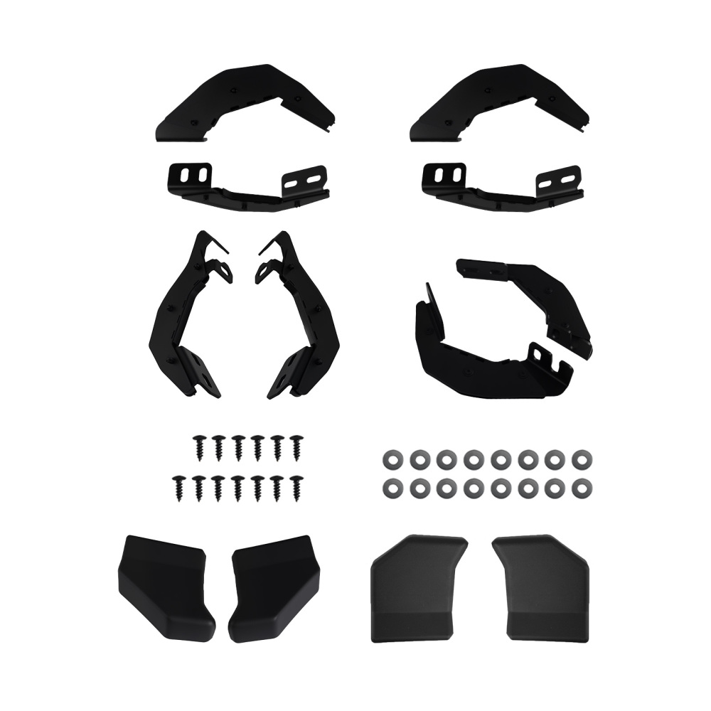 Nerf Bar Side Steps Running Board compatible for Toyota Tacoma 2024+ Black Aluminum Kit