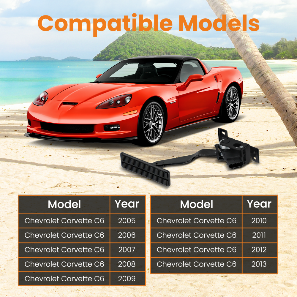 Accelerator Pedal w/Position Sensor 19417903 compatible for Chevy Corvette C6 Hatchbackr