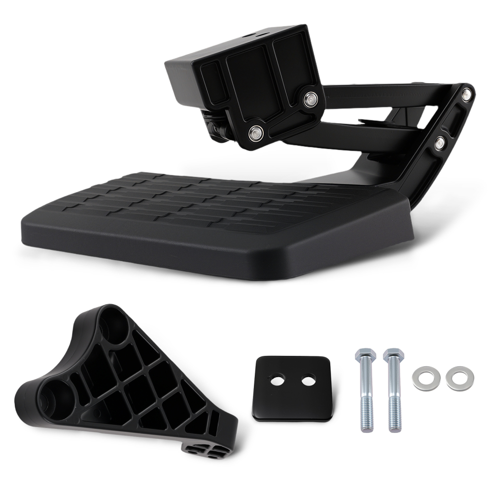 Aluminum Flip Down Step compatible for Ford F-150 2006-2014 V6 V8 75302-01A Under Bumper