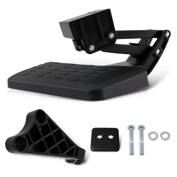 Aluminum Flip Down Step compatible for Ford F-150 2006-2014 V6 V8 75302-01A Under Bumper