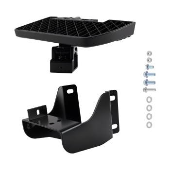 Aluminum Bed Step compatible for Ford F150 2015-2020 75312-01A Black Retractable Steel
