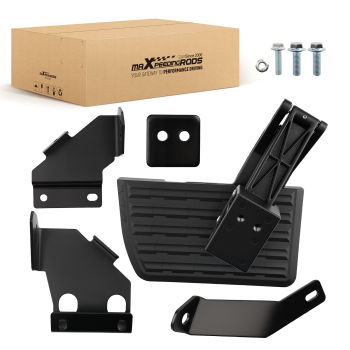 Tailgate Side Bedstep compatible for Chevrolet Silverado 1500 Ltz 2019-2023 Aluminum ABS