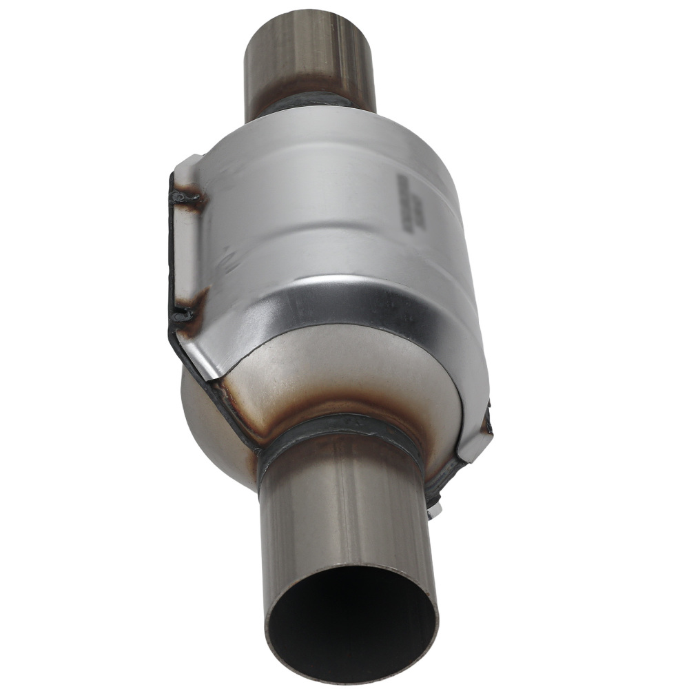 Pair 2.25 InletOutlet Universal Stainless Steel Catalytic Converter Length 13