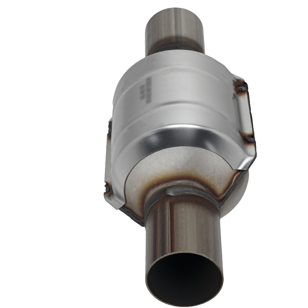 Pair 2.25 InletOutlet Universal Stainless Steel Catalytic Converter Length 13