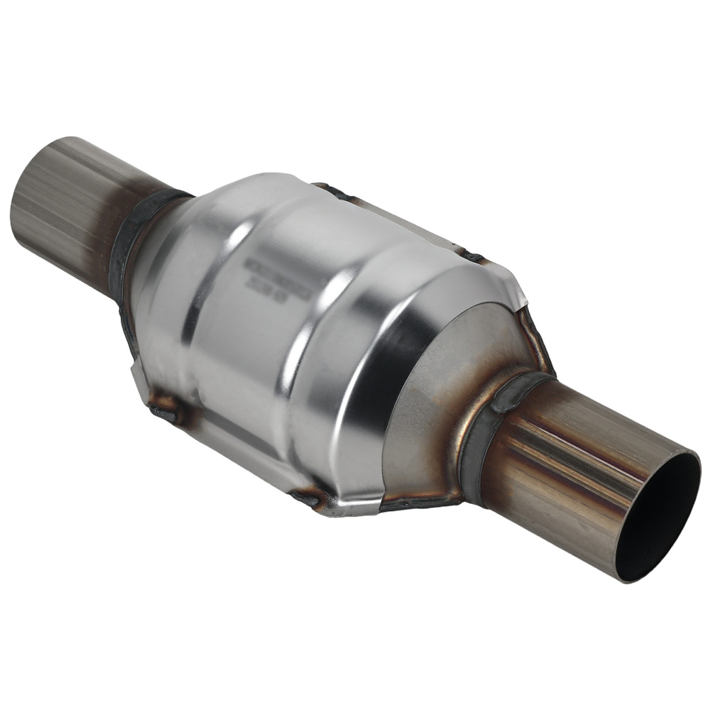 Pair 2.25 InletOutlet Universal Stainless Steel Catalytic Converter Length 13
