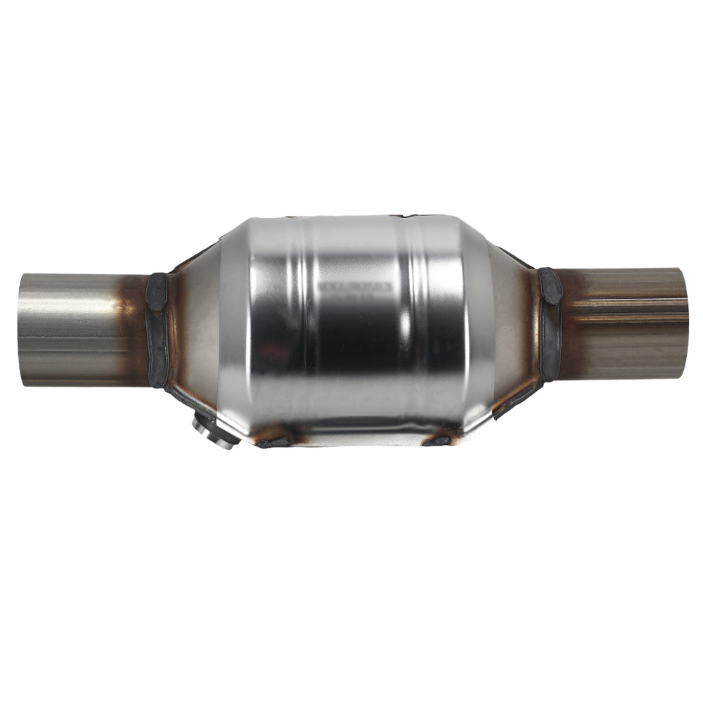 Pair 2.25 InletOutlet Universal Stainless Steel Catalytic Converter Length 13