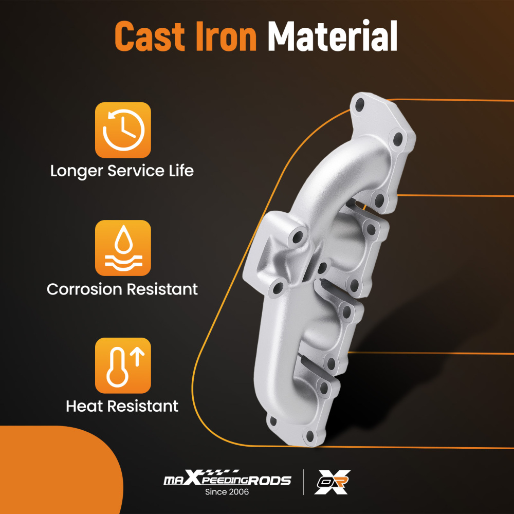 New Exhaust Manifold W/Gasket compatible for Audi A3/TT/Compatible for Volkswagen Jetta L4 1.8T 1999-2005