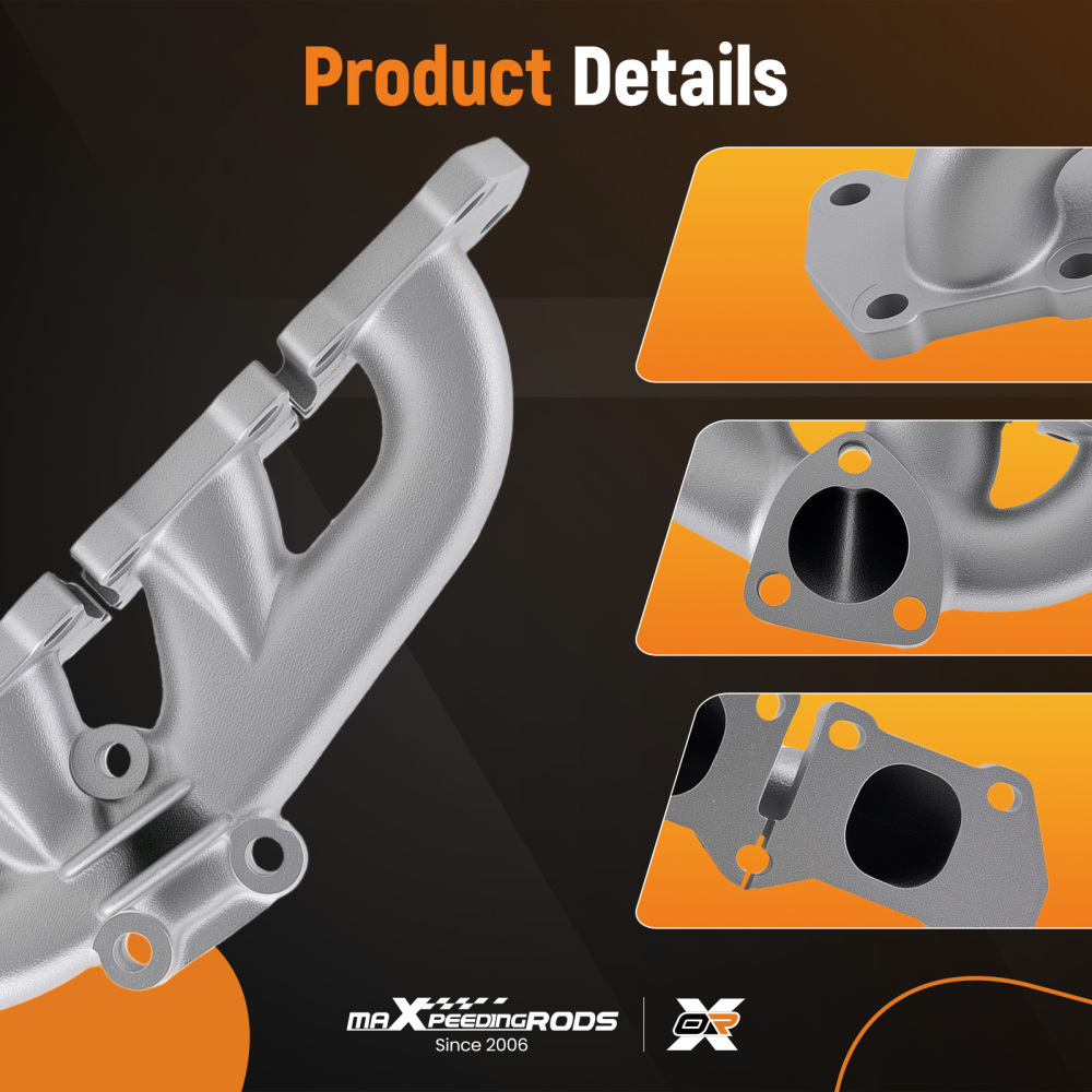 New Exhaust Manifold W/Gasket compatible for Audi A3/TT/Compatible for Volkswagen Jetta L4 1.8T 1999-2005