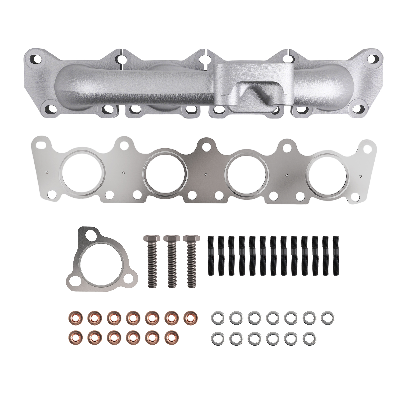 Collecteur dÉchappement Avant compatible pour Audi A3 1.8T 1999-2004 06A253033AL Fonte