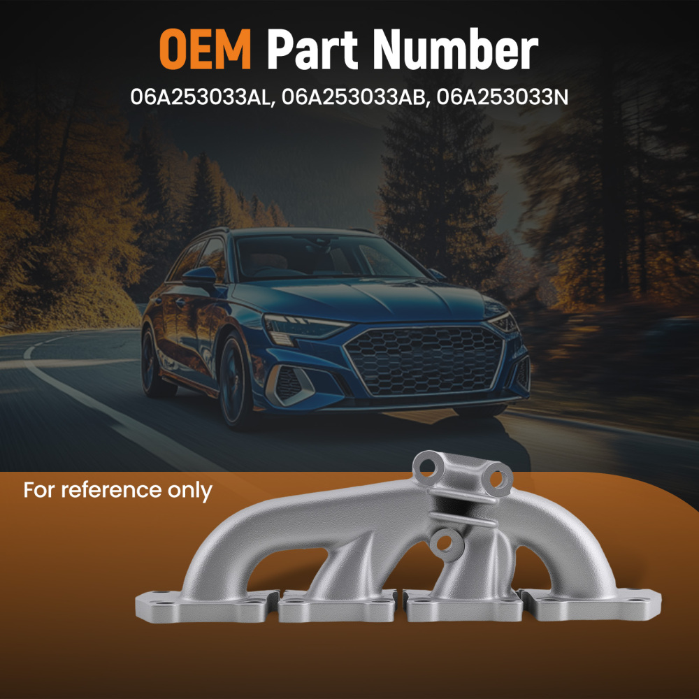 Collettore di Scarico compatibile per Audi A3 TT compatibile per VW Jetta 1.8L Turbo 1999-2005 06A253033AL