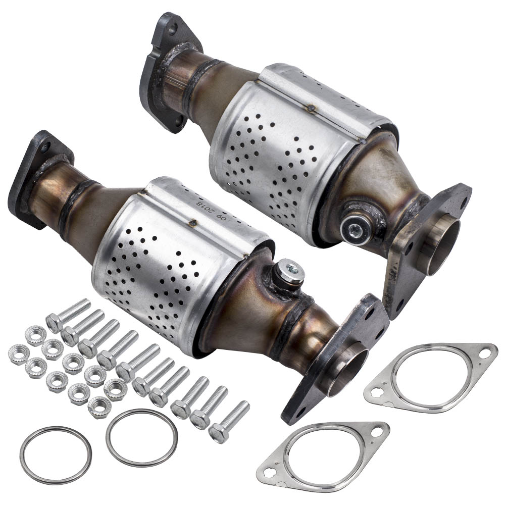 2 Front Catalytic Converters compatible for Nissan Frontier/Xterra/4.0L Pair 2005-2017-image-MF-16467-R_MF-16468-L