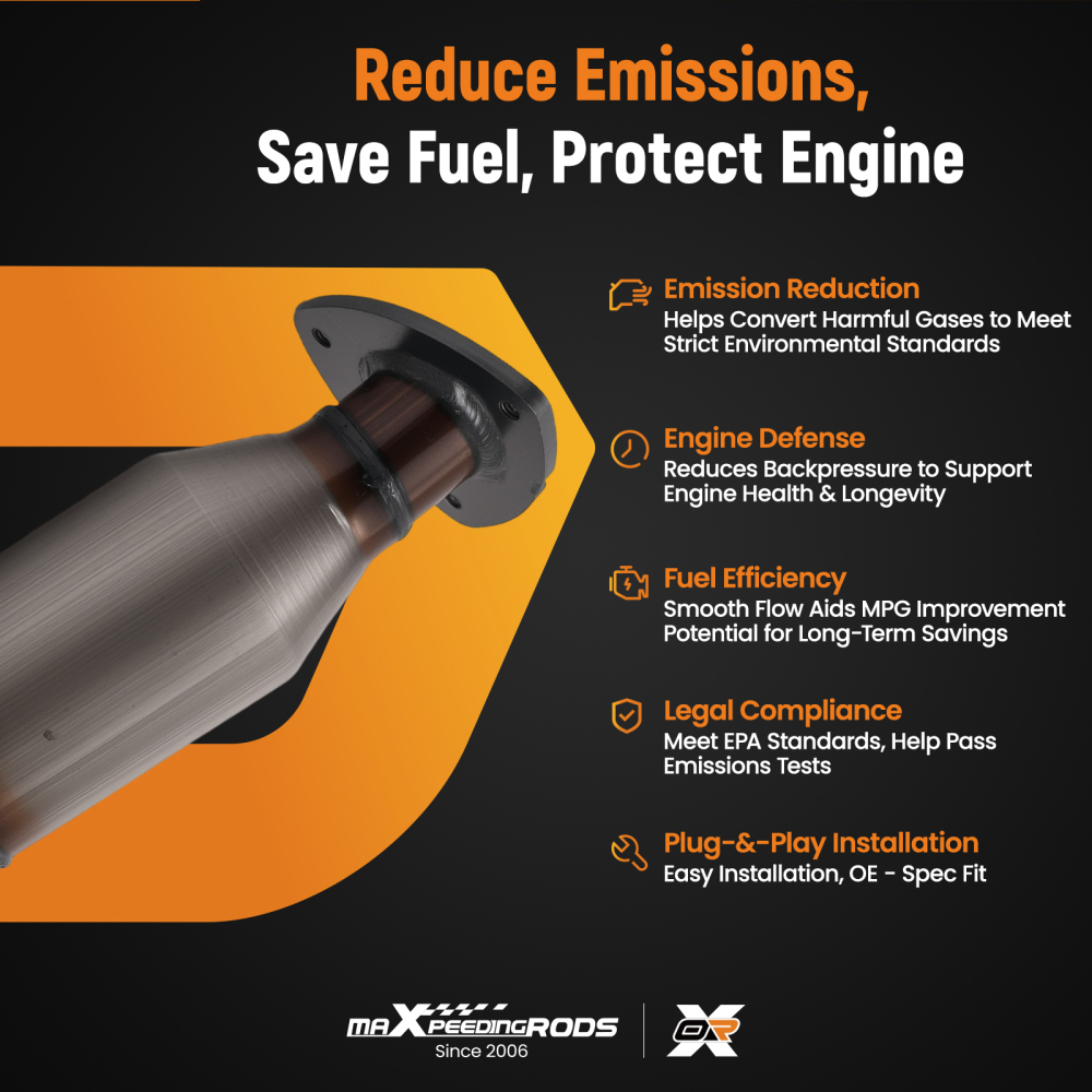 Direct Fit Catalytic Converter LH RH 2009-2017 for Traverse compatible for Enclave Compatible for Acadia for Outlook/3.6L