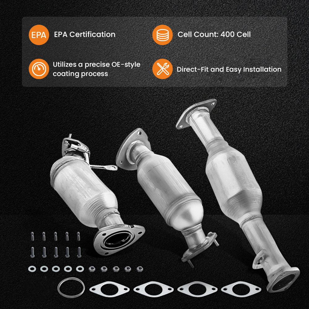 Direct Fit Catalytic Converter LH RH 2009-2017 for Traverse compatible for Enclave Compatible for Acadia for Outlook/3.6L