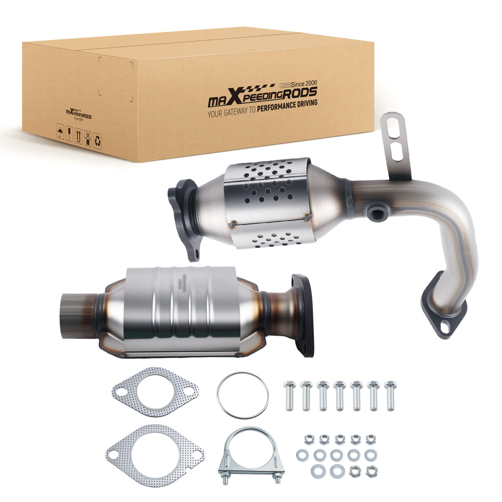 2x FrontRearCatalytic Converter compatible for Chevrolet Malibu 2.4L 2008-2012 400CPSI