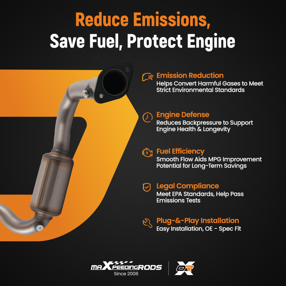 EPA Catalytic Converter compatible for Jeep Commander /Compatible for Jeep Grand Cherokee 3.7L 2005-2010