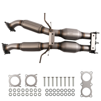 New Flex Pipe Exhaust Catalytic Converter compatible for LAND ROVER LR2 3.2L 2008-2012