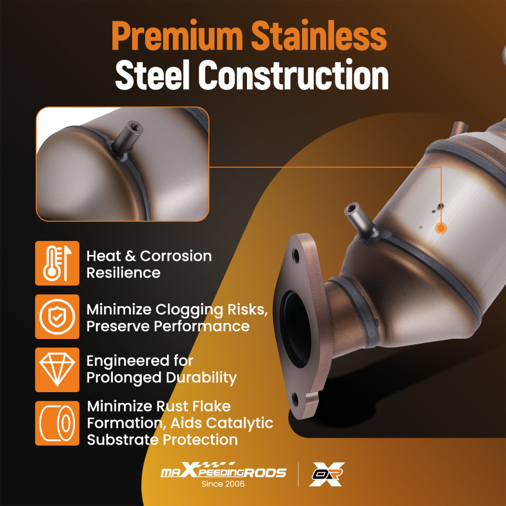 400CPSI Catalytic Converter compatible for Chevrolet Traverse 2018-2024 Direct Fit Rear