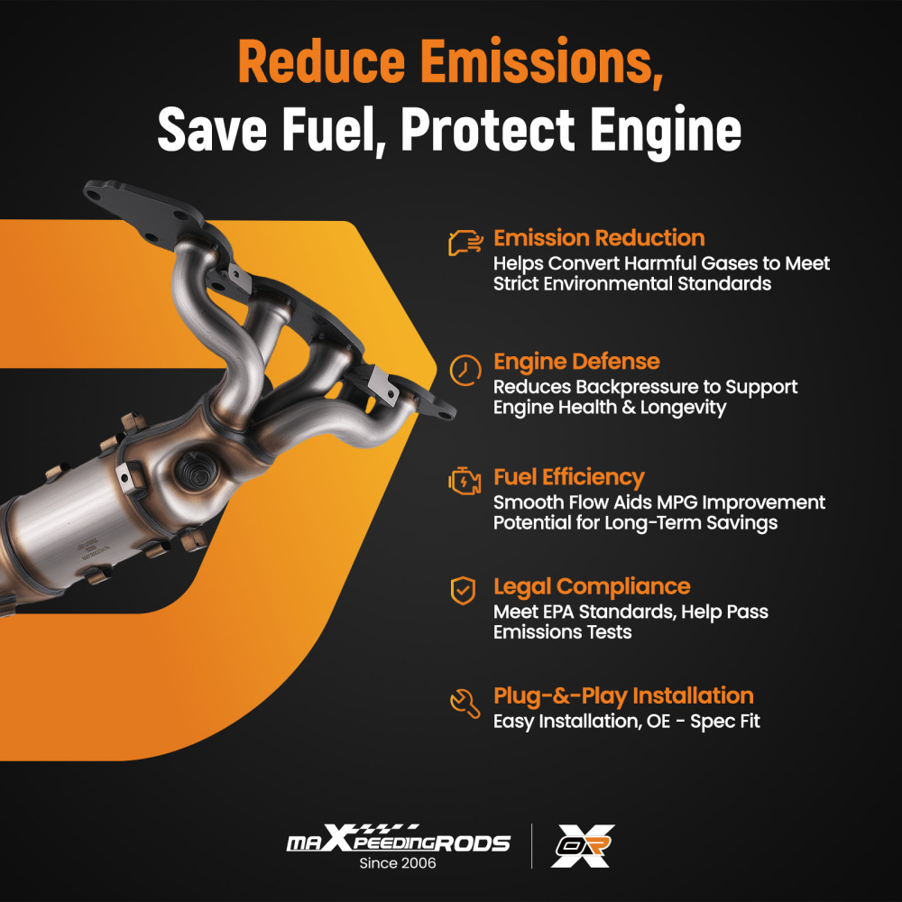 400CPSI Front Catalytic Converter compatible for Mazda 6 2.5L 2009-2013 L5062050XE EPA