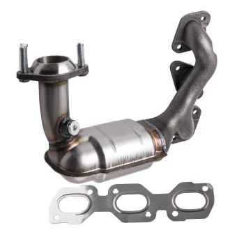 Front Left Exhaust Manifold w/ Catalytic Converter compatible for Ford Escape 3.0L V6 01-06