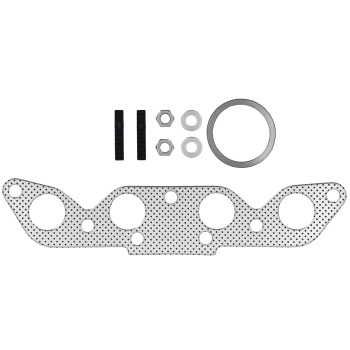 Exhaust Manifold Set compatible for Toyota Corolla Chevy Nova compatible for Geo Prizm 1.6L 1.8L 1988-1997