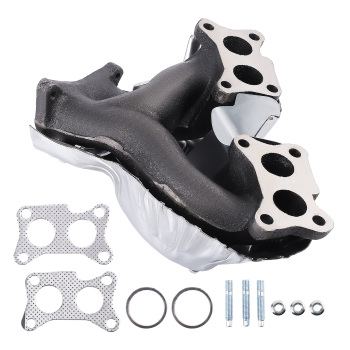 Cast Iron Exhaust Manifold compatible for Nissan D21 Pickup 1990-94 L4 2.4L Gasket Included