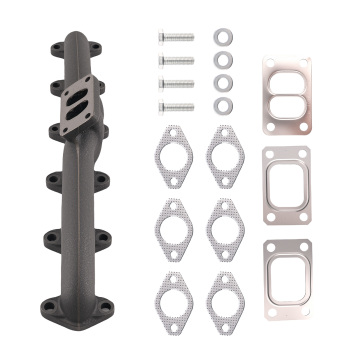 Cast Iron Exhaust Manifold kit compatible for Dodge Ram 2500 3500 L6 5.9L 1999-2002