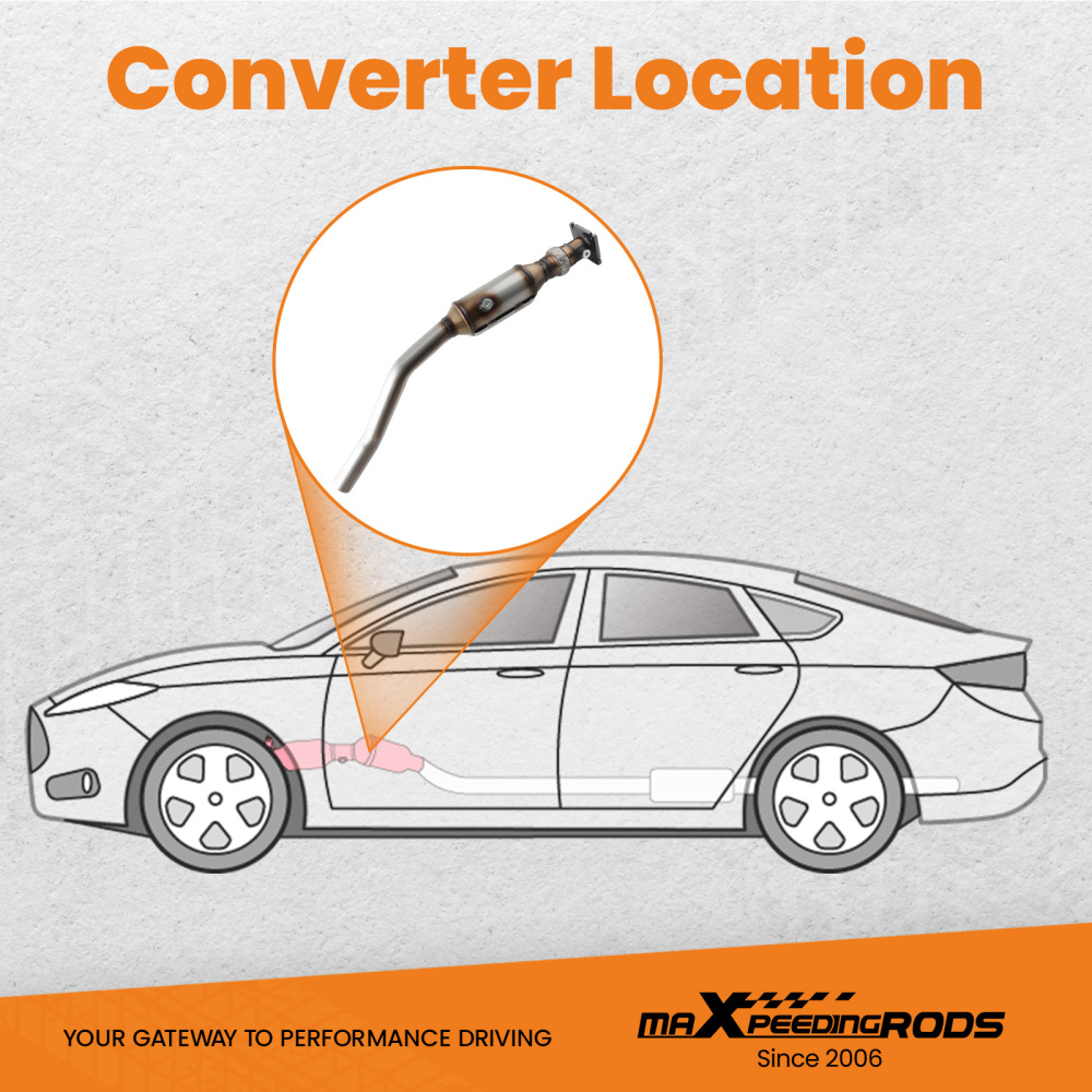 2.35‘’ Exhaust Catalytic Converter compatible for Jeep Patriot Compass 2007-2017 2.0L/2.4L